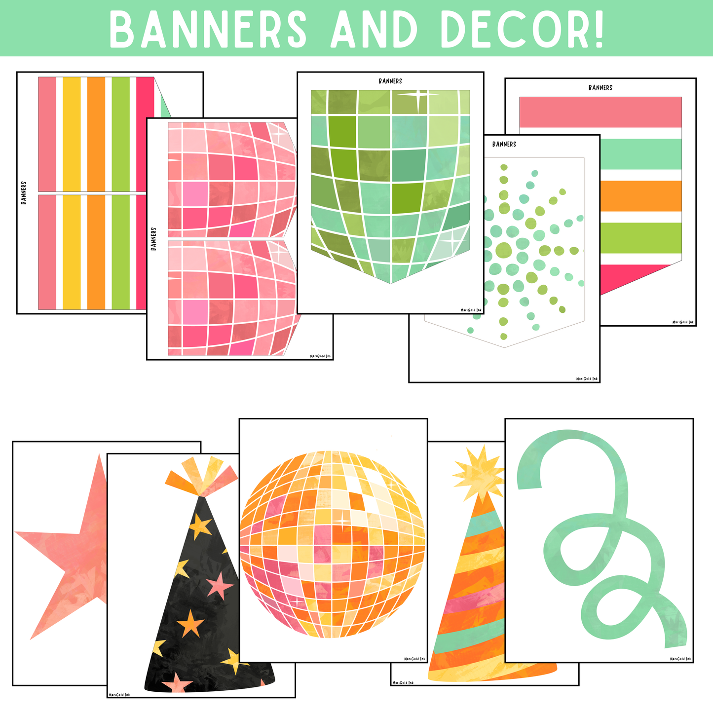 Disco New Year Bulletin Board Kit, Goal Setting Classroom Decor, Retro, January Bulletin Ideas (DIGITAL FILE)