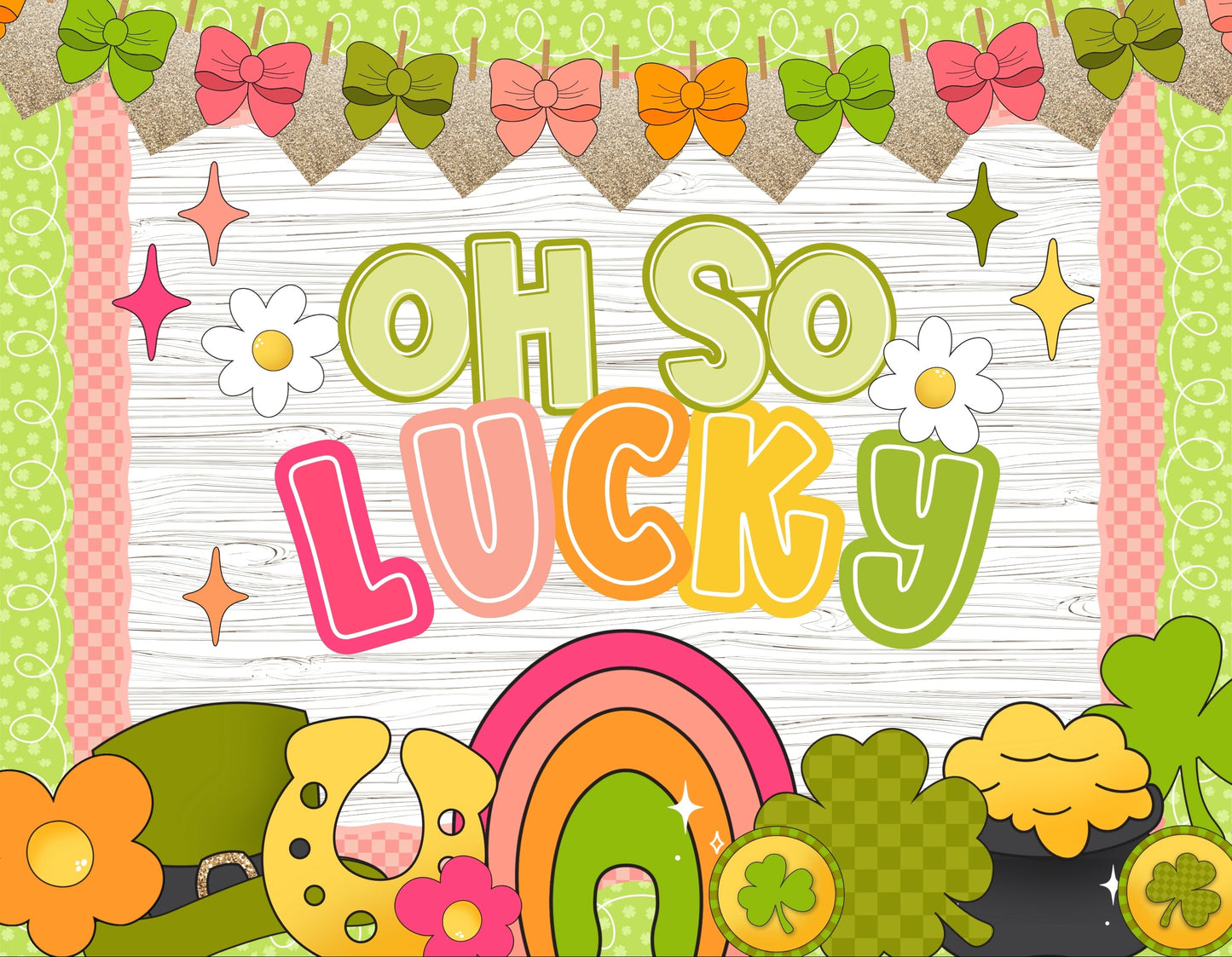 St. Patrick’s Day Bulletin Board Kit, March Bulletin Board Ideas