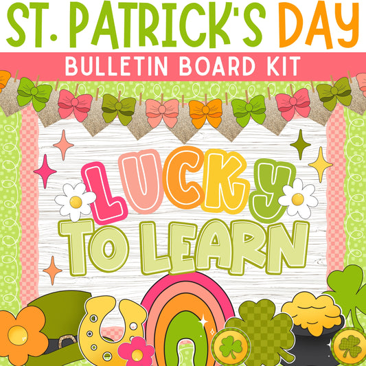 St. Patrick’s Day Bulletin Board Kit, March Bulletin Board Ideas