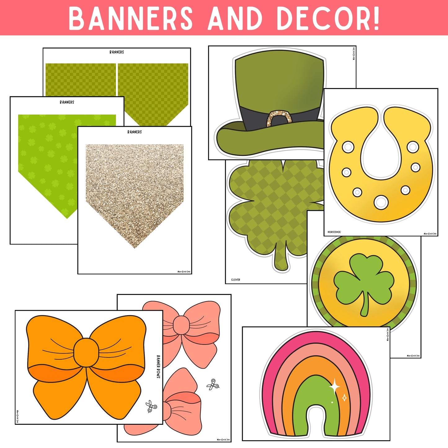 St. Patrick’s Day Bulletin Board Kit, March Bulletin Board Ideas